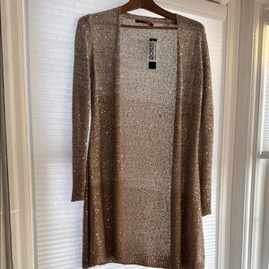 Belldini Brown Long Sleeve Cardigan Sweater